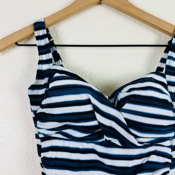 Shore Shapes | stripe one piece swimsuit | 6 - Picture 3 of 5